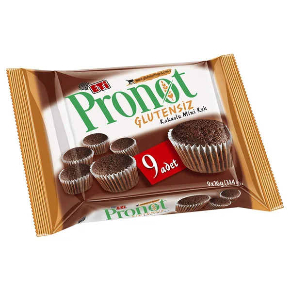 ETİ PRONOT GLUTENSİZ KAKAOLU MİNİ KEK